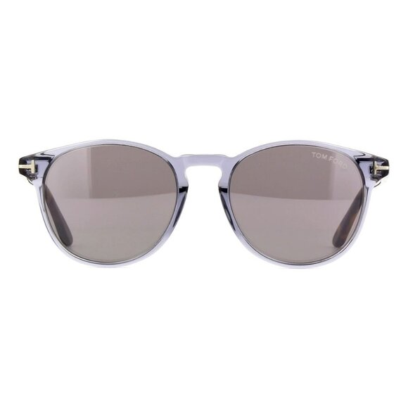 New TOM FORD Lewis Grey Round FT1097/S 20C Sunglasses Women - Picture 2 of 5